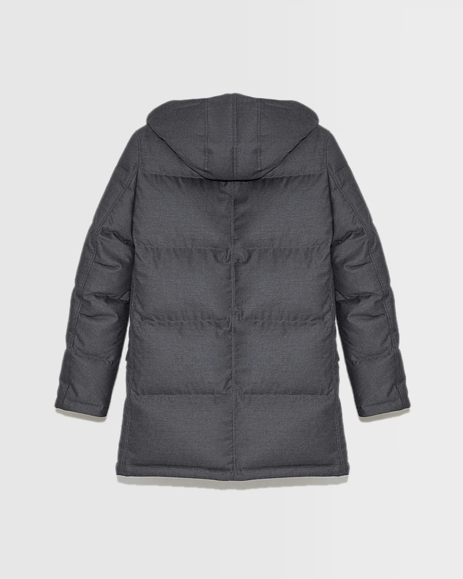 3/4 down jacket in Loro Piana fabric and long-haired mink fur – Image 2