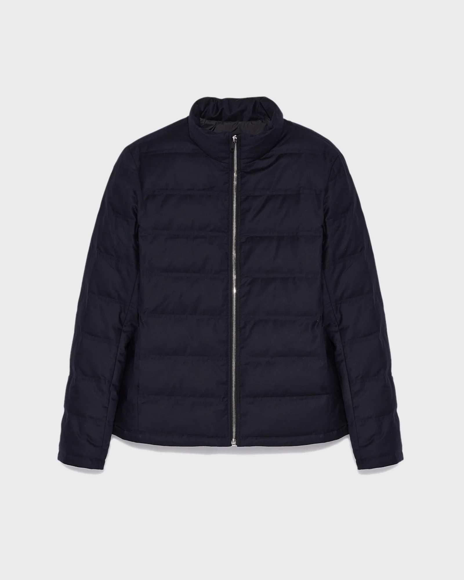 Collar down jacket in waterproof Loro Piana fabric – Image 4