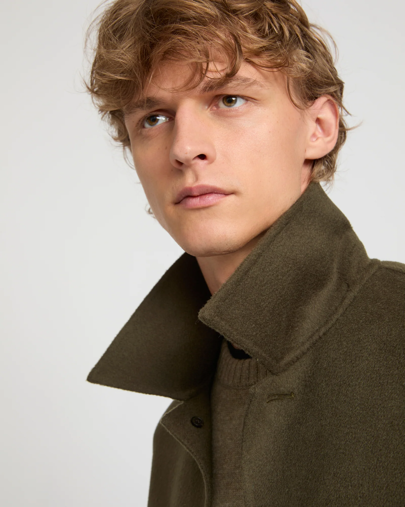 Workwear jacket in double-sided wool-cashmere fabric – Image 3