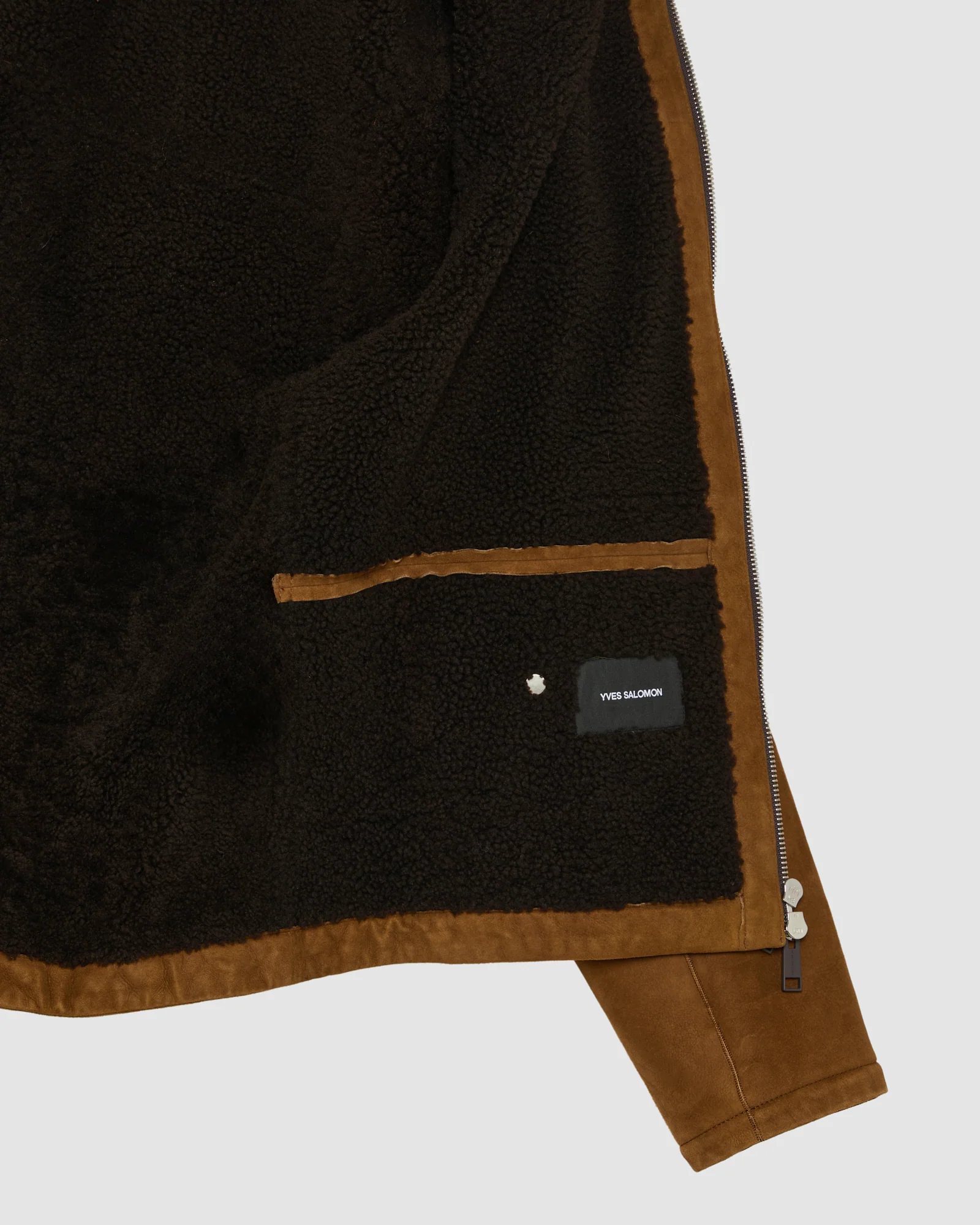 Suede lambskin shearling parka – Image 7