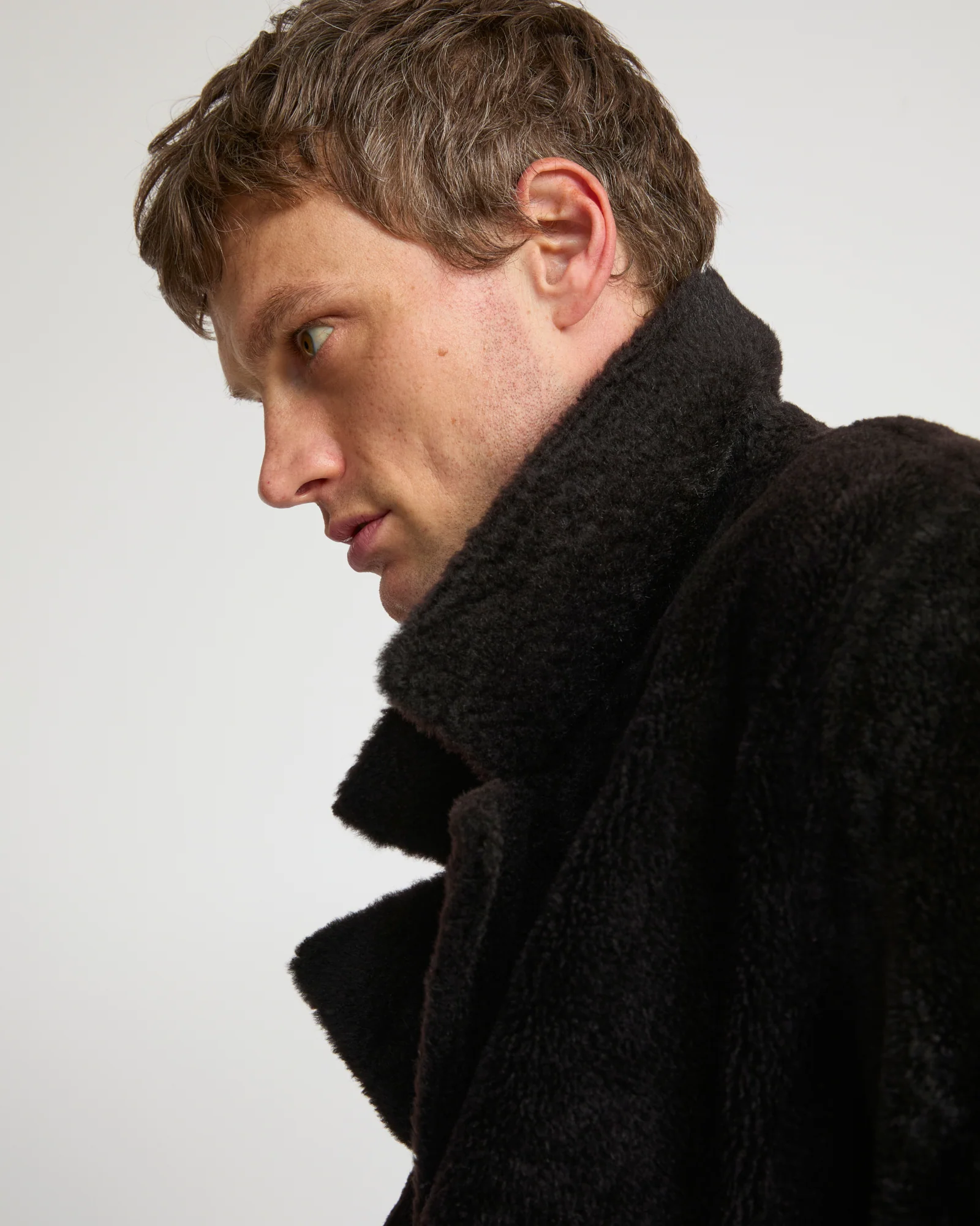 7/8 coat in Lacon shearling lambskin – Image 5