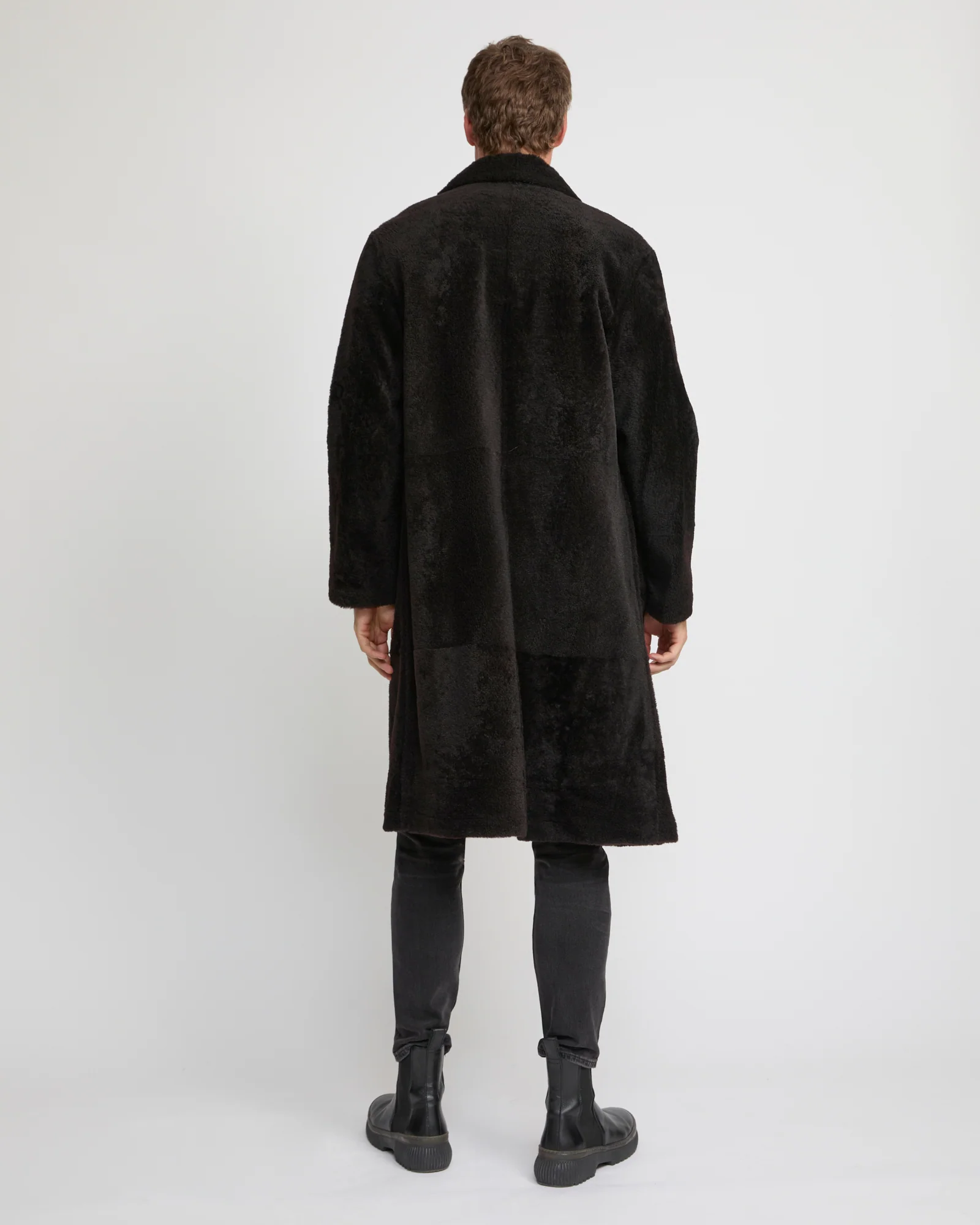7/8 coat in Lacon shearling lambskin – Image 3
