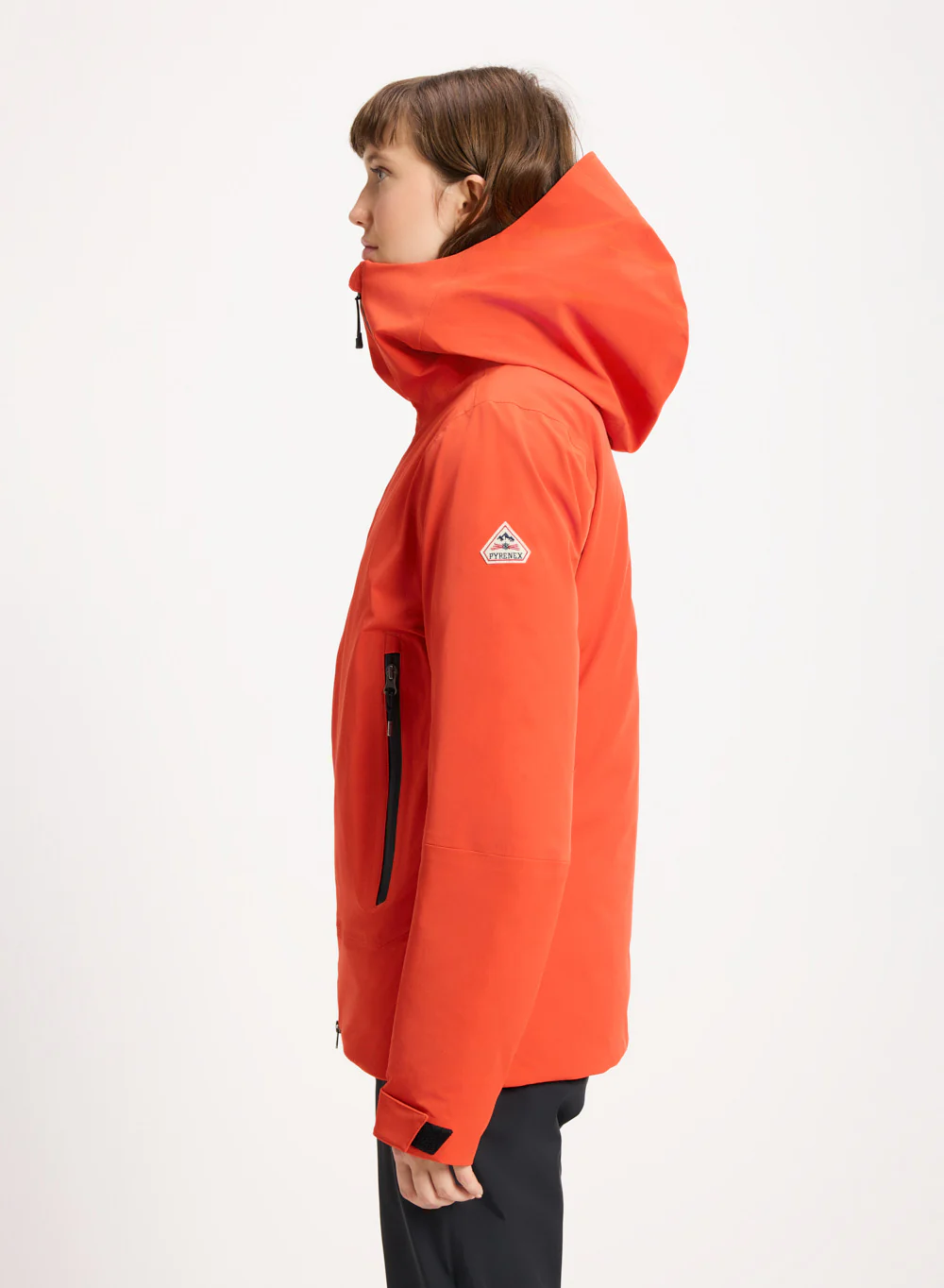 Veste parka en duvet pour femme Pyrenex Nova orange – Image 3