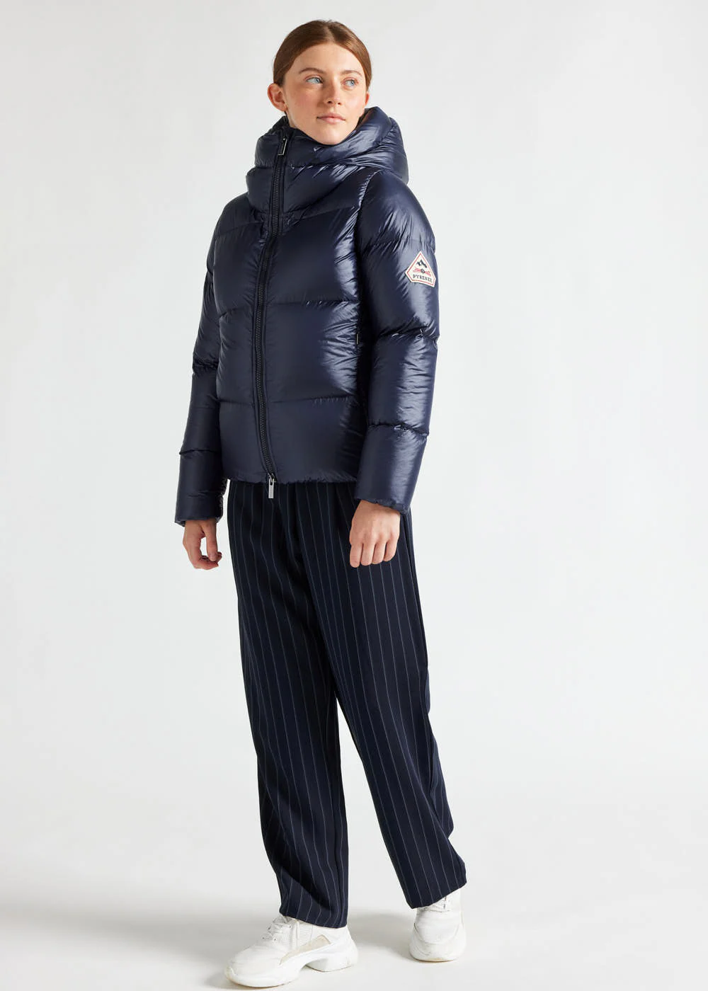 Doudoune femme Pyrenex Karla à capuche Amiral – Image 2