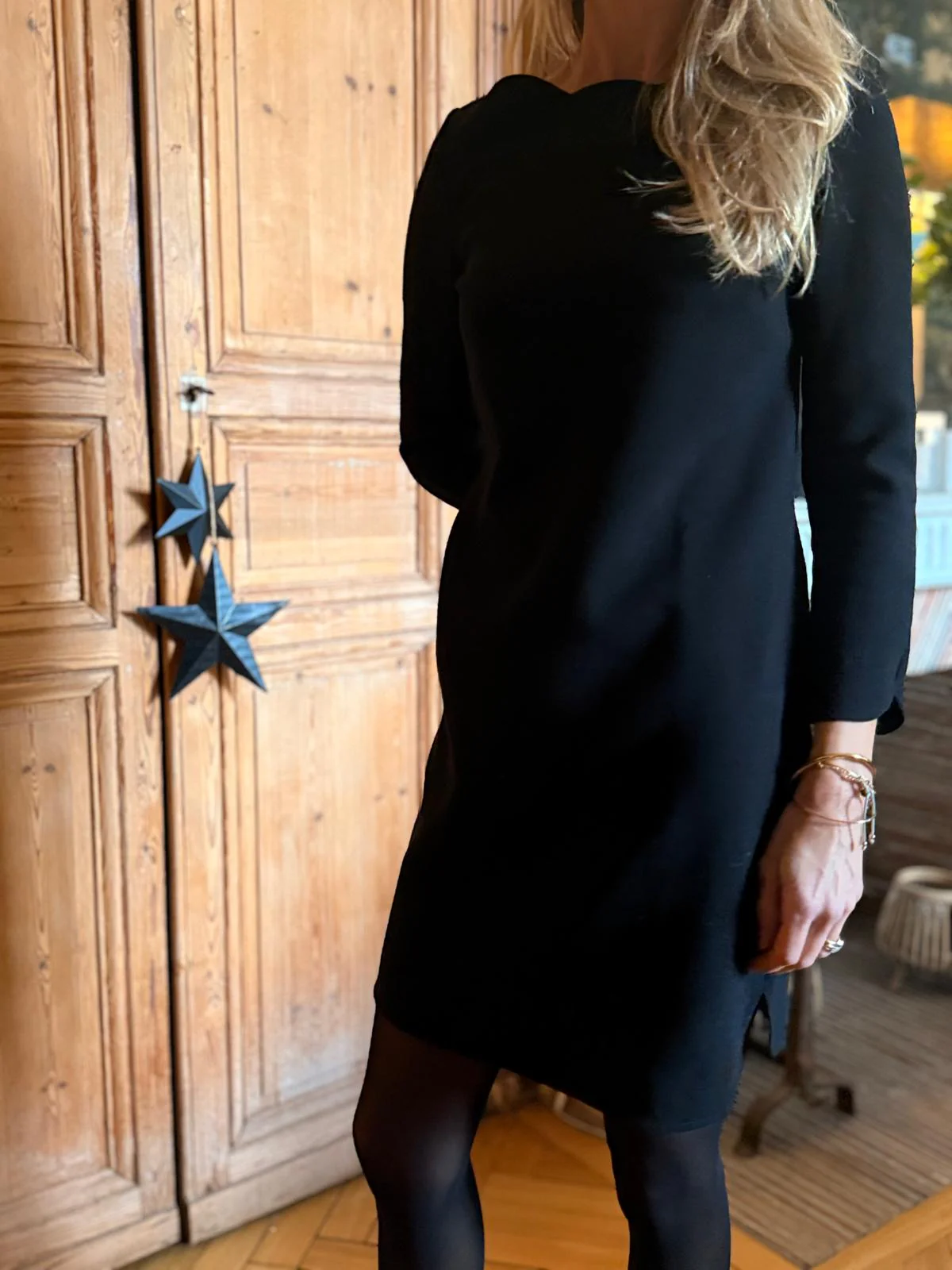 CLAUDIE PIERLOT - ROBE HIVER NOIRE T.36 – Image 2