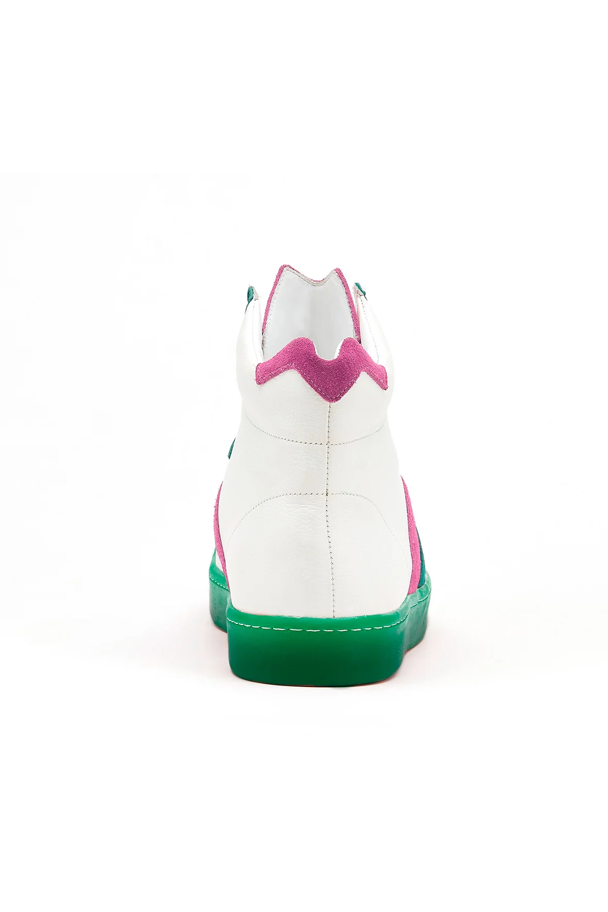 Basket BM French - Fuschia et vert – Image 3